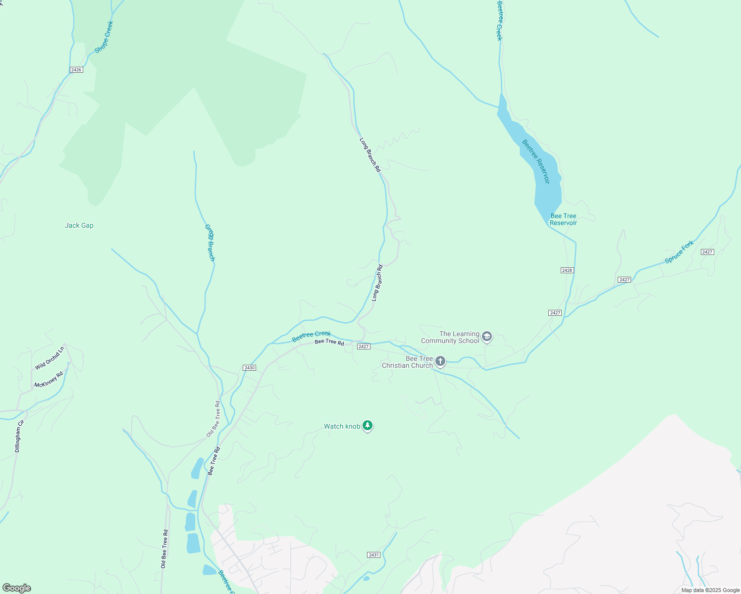 map of restaurants, bars, coffee shops, grocery stores, and more near 126 Long Branch Road in Swannanoa