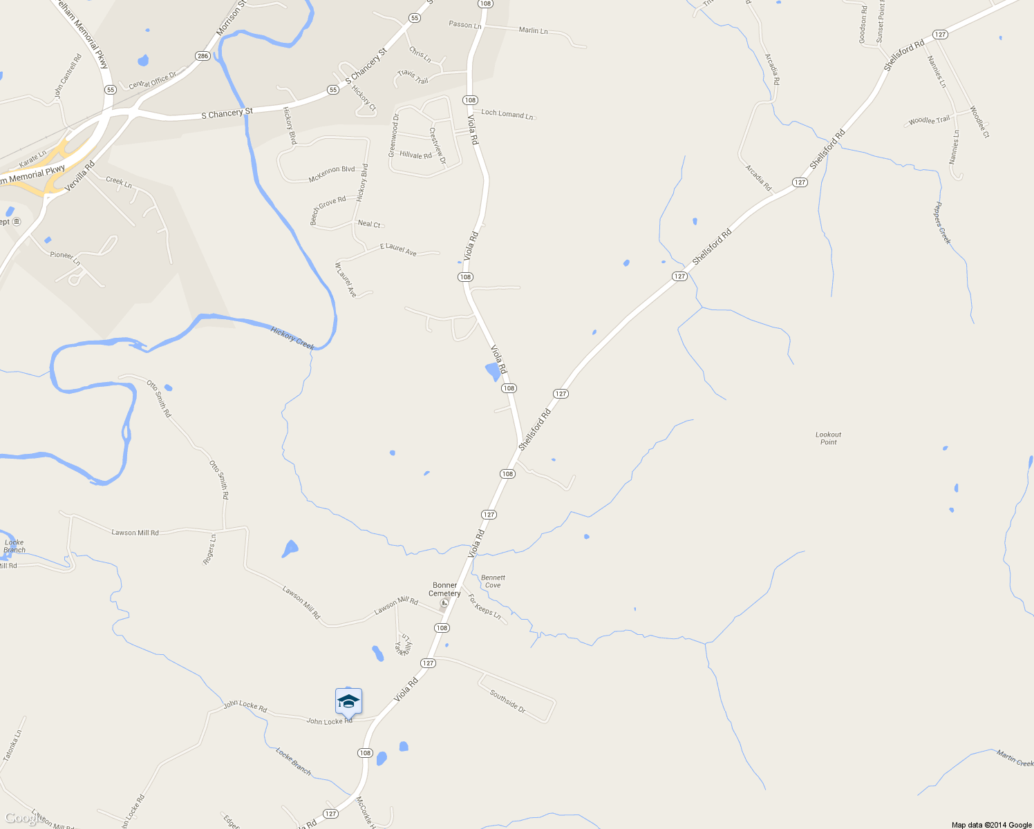 map of restaurants, bars, coffee shops, grocery stores, and more near 1704 Viola Rd in McMinnville