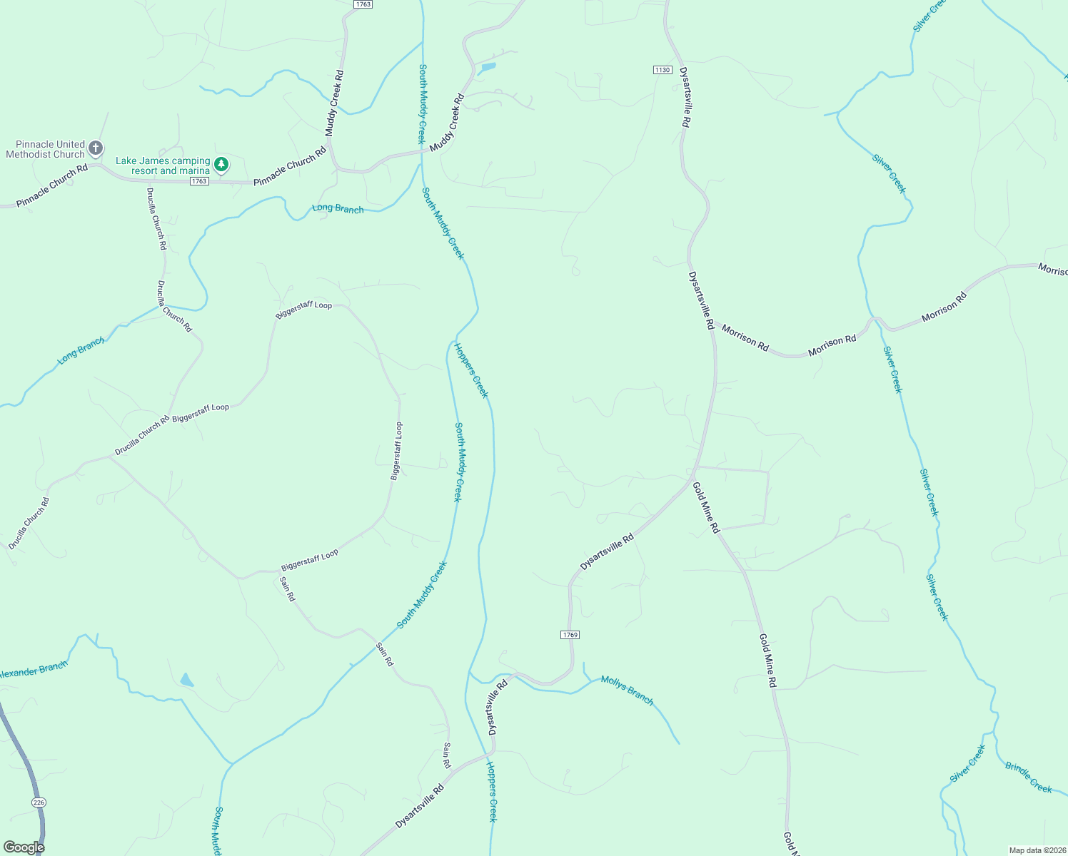 map of restaurants, bars, coffee shops, grocery stores, and more near 301 Old Hickory Tree Road in Morganton