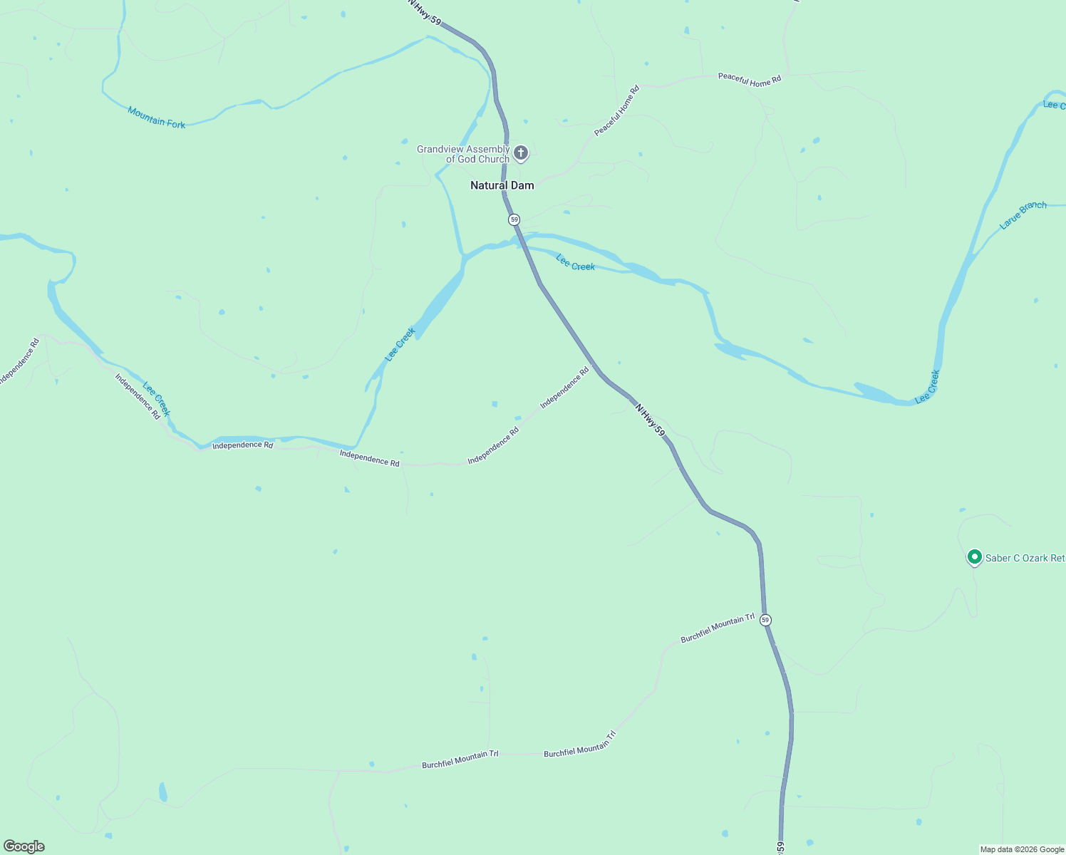 map of restaurants, bars, coffee shops, grocery stores, and more near 2410 Independence Road in Cedarville