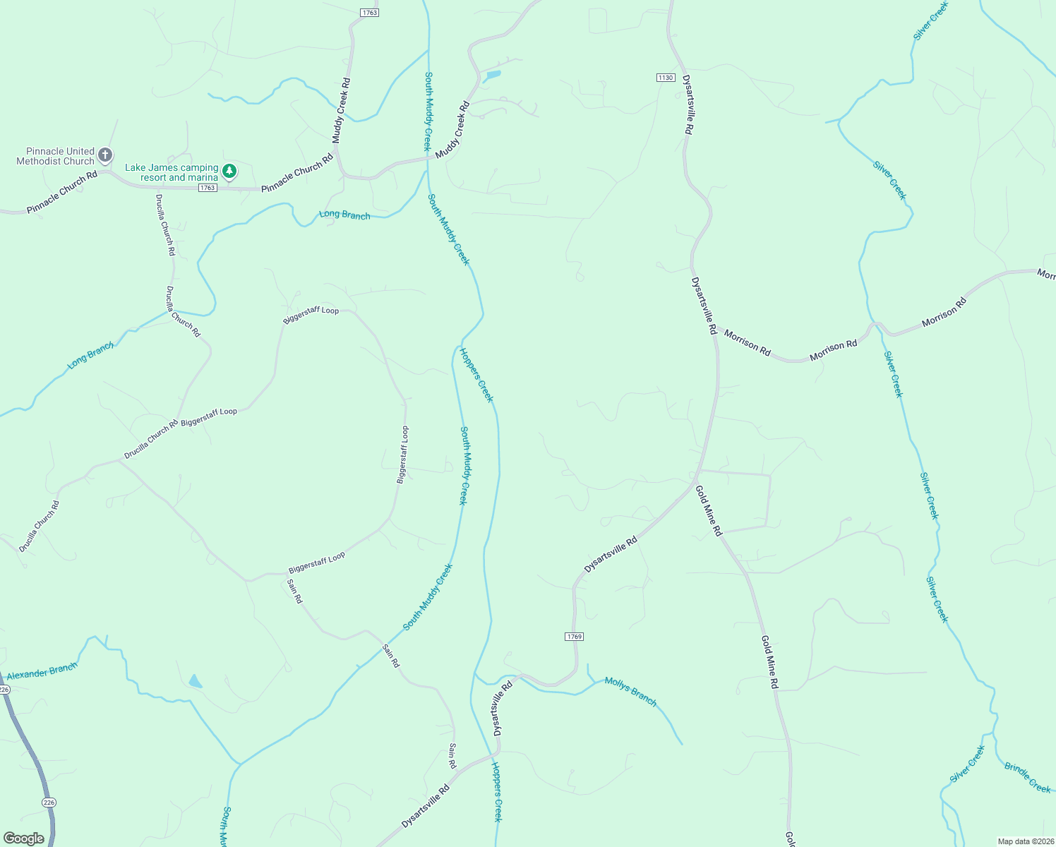 map of restaurants, bars, coffee shops, grocery stores, and more near 301 Old Hickory Tree Road in Morganton
