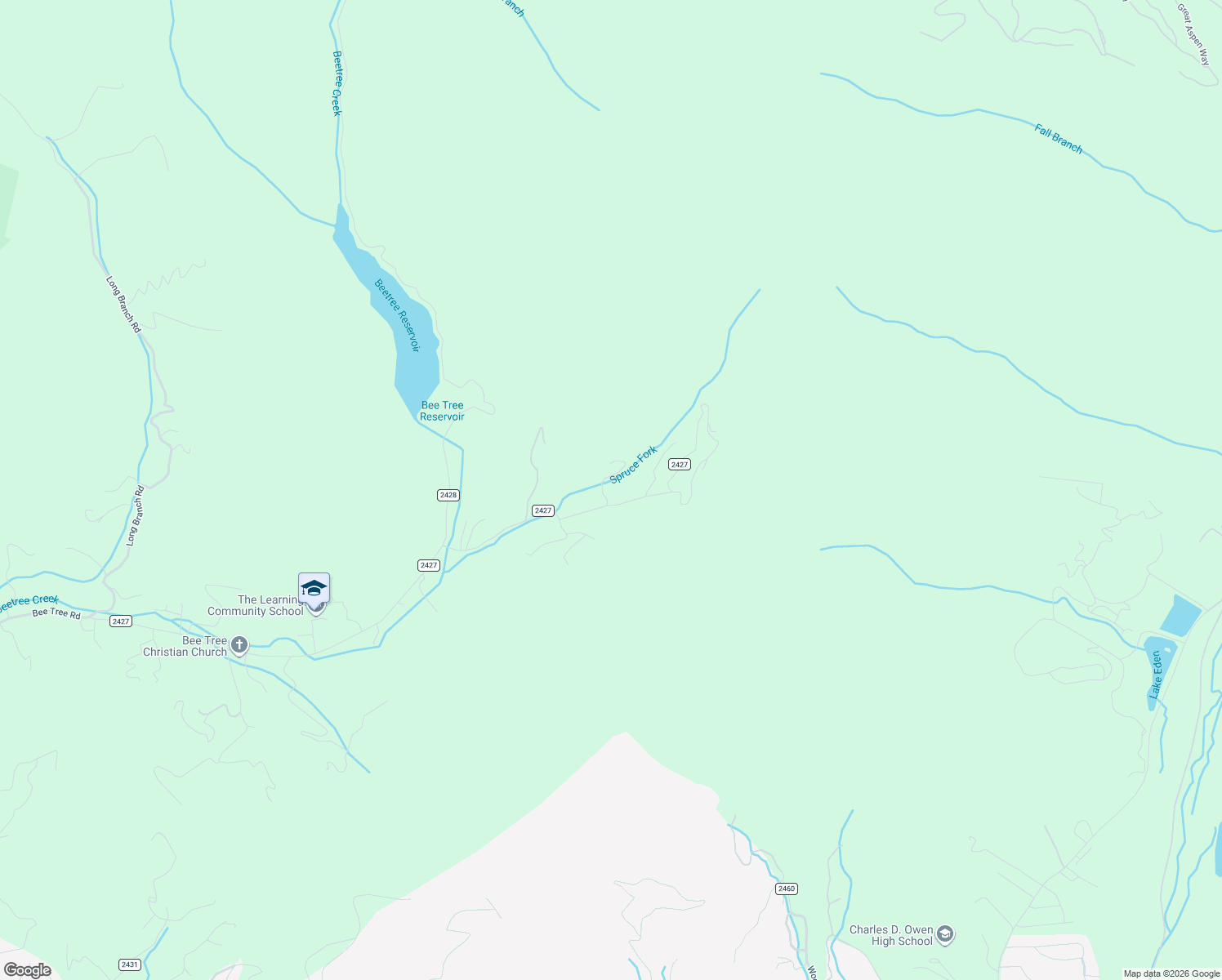 map of restaurants, bars, coffee shops, grocery stores, and more near 270 Summer Haven Road in Swannanoa