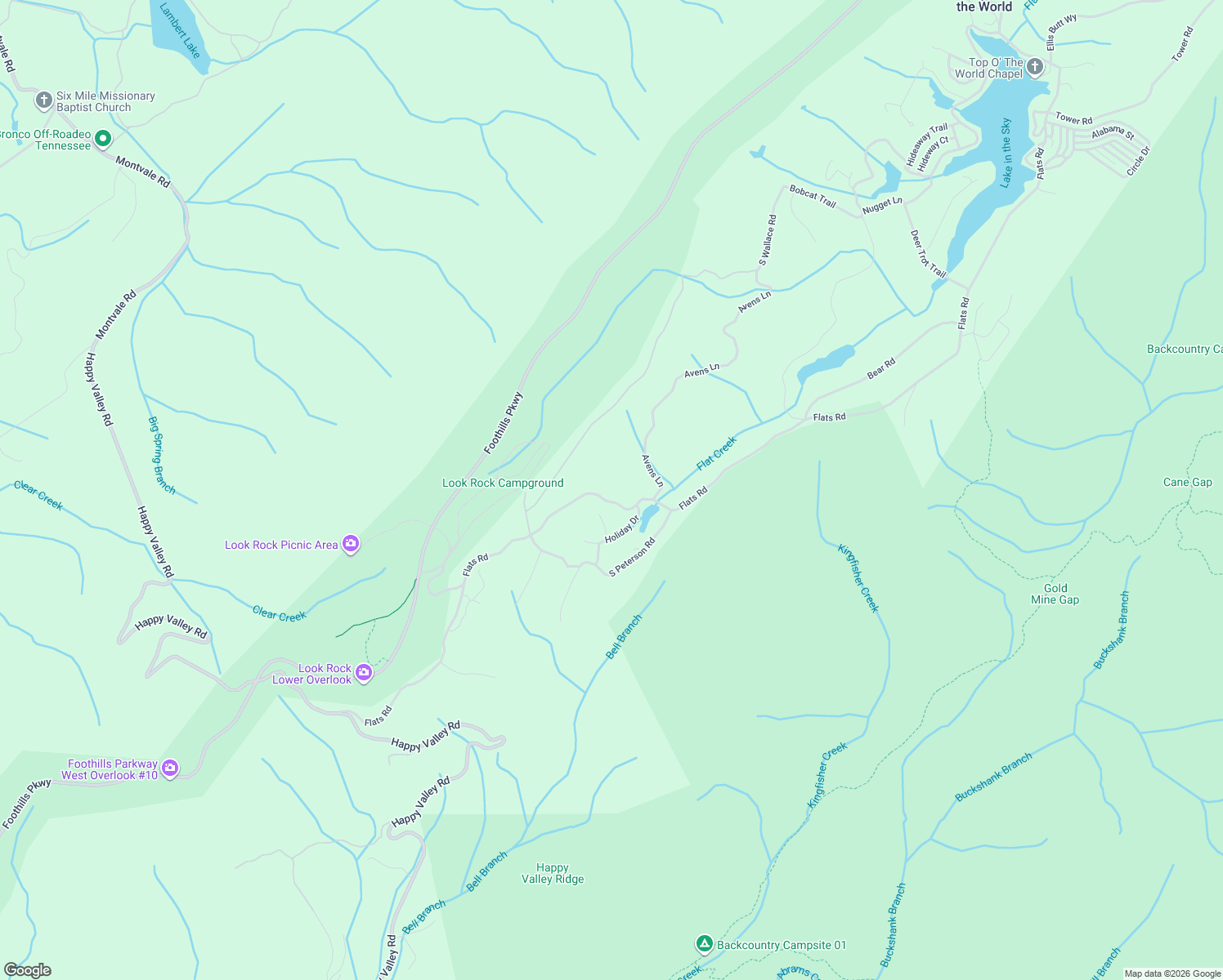 map of restaurants, bars, coffee shops, grocery stores, and more near 6820 Flats Road in Tallassee