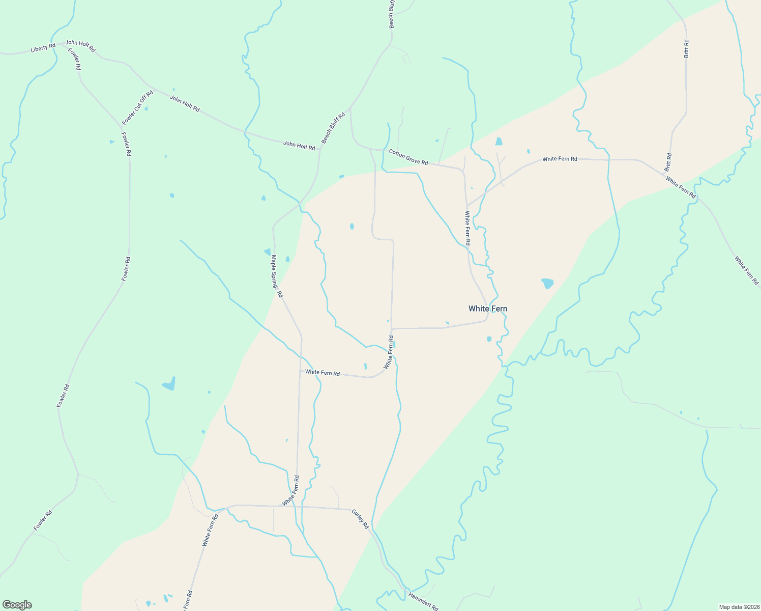 map of restaurants, bars, coffee shops, grocery stores, and more near 21 Sherman Blankenship Rd in Beech Bluff