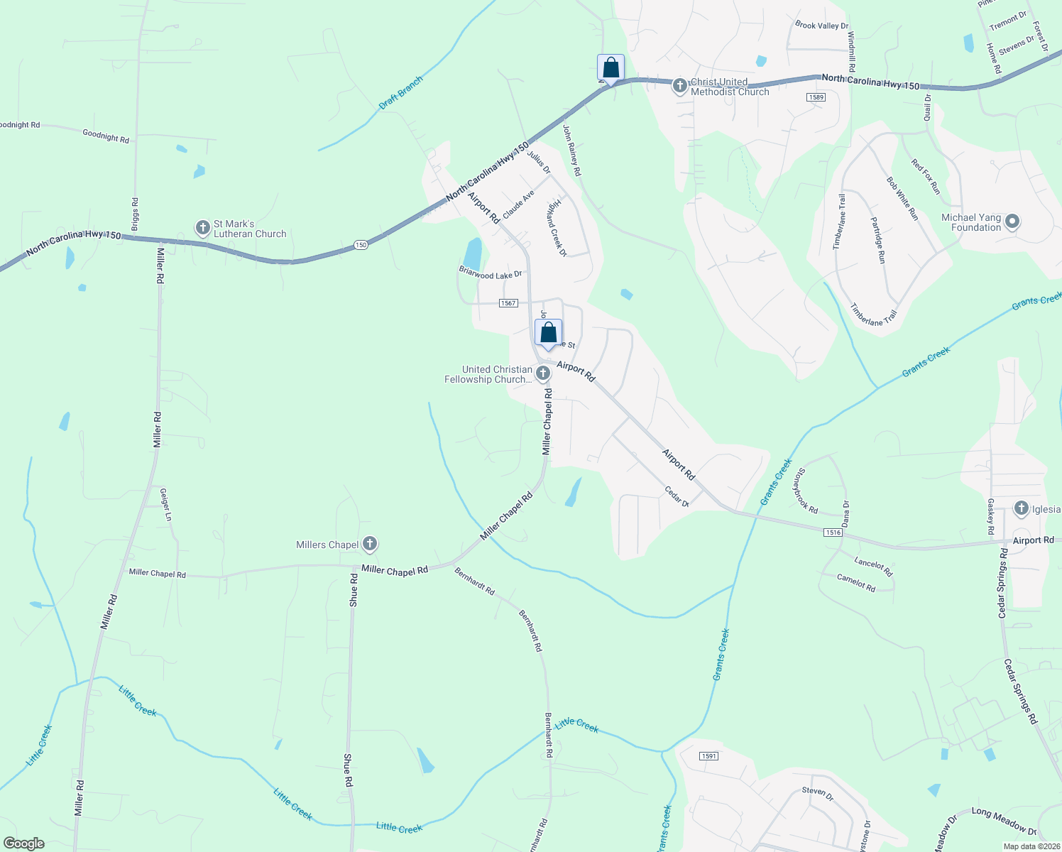 map of restaurants, bars, coffee shops, grocery stores, and more near 1125 Landover Drive in Salisbury
