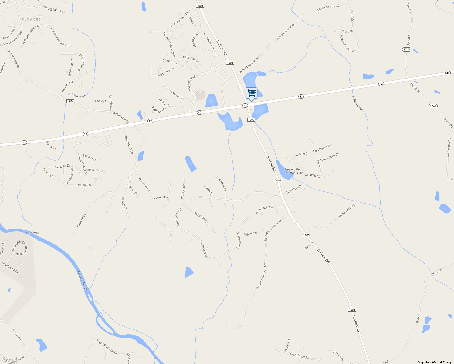 map of restaurants, bars, coffee shops, grocery stores, and more near 516 South Mead Drive in Clayton