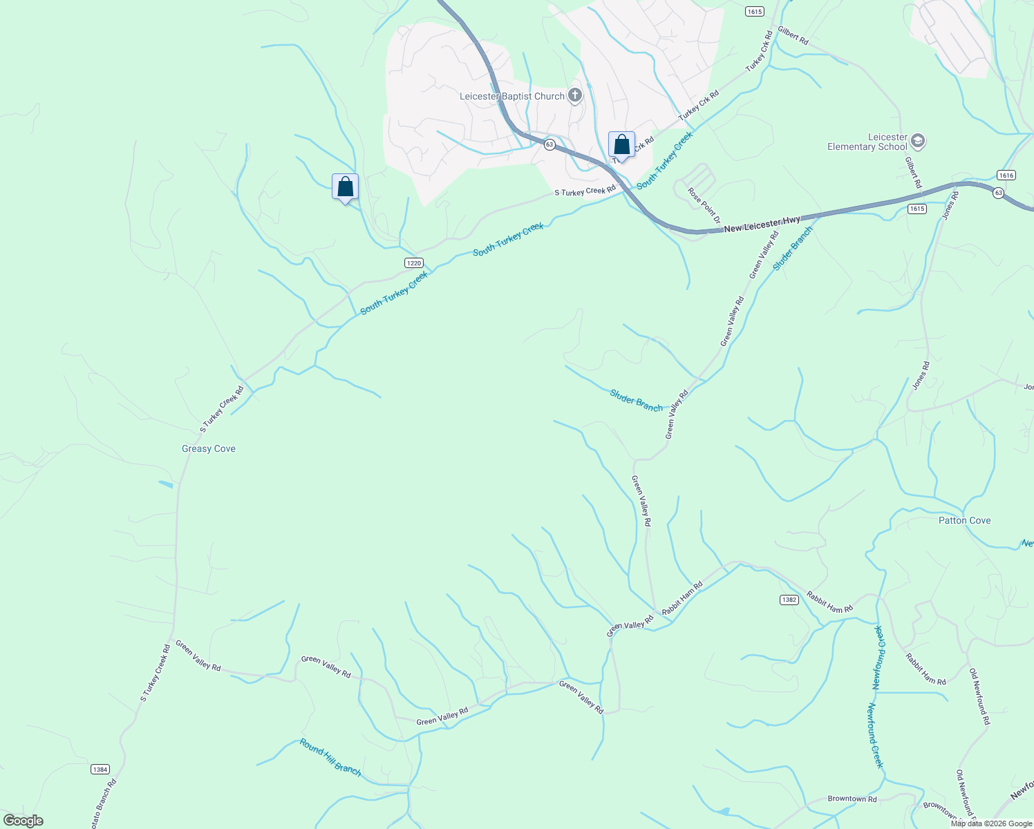 map of restaurants, bars, coffee shops, grocery stores, and more near 79 Hanlon Mountain Road in Leicester