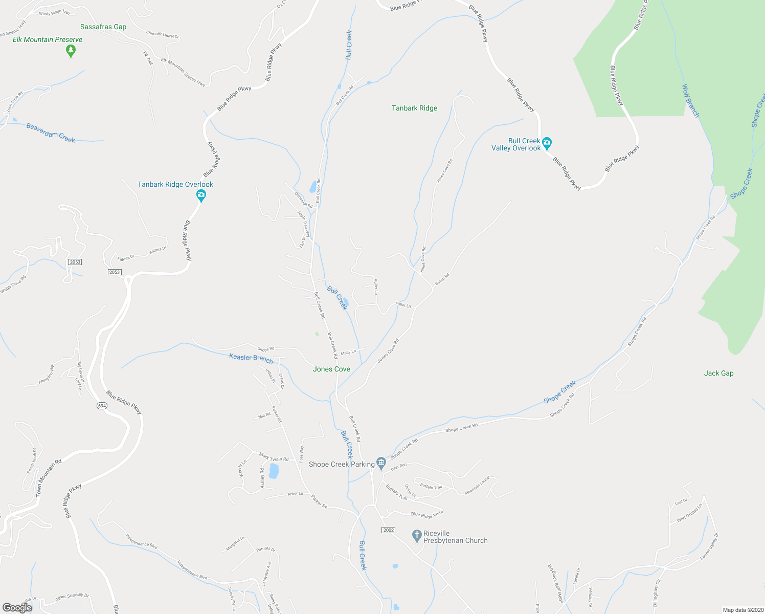 map of restaurants, bars, coffee shops, grocery stores, and more near 11 Fuller Lane in Asheville
