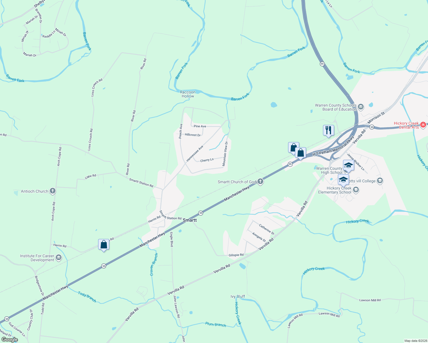 map of restaurants, bars, coffee shops, grocery stores, and more near 288 Mountain View Dr in Morrison