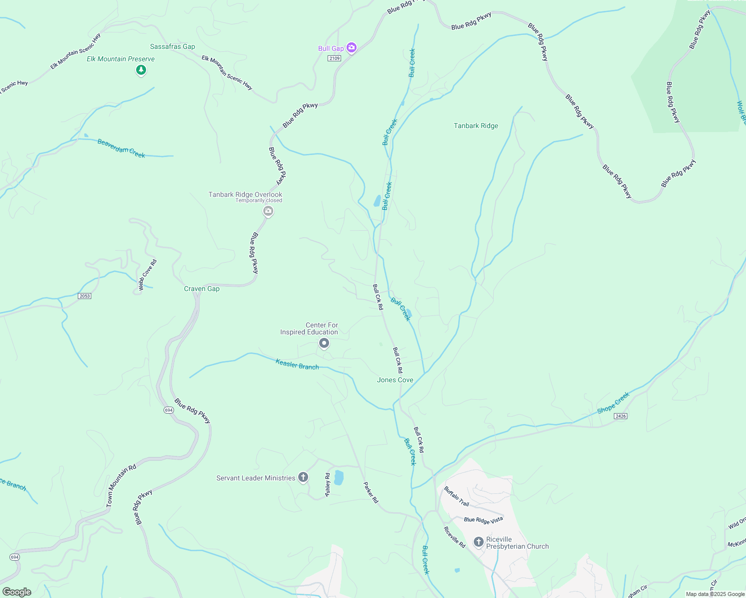 map of restaurants, bars, coffee shops, grocery stores, and more near 7 Long Winding Road in Asheville