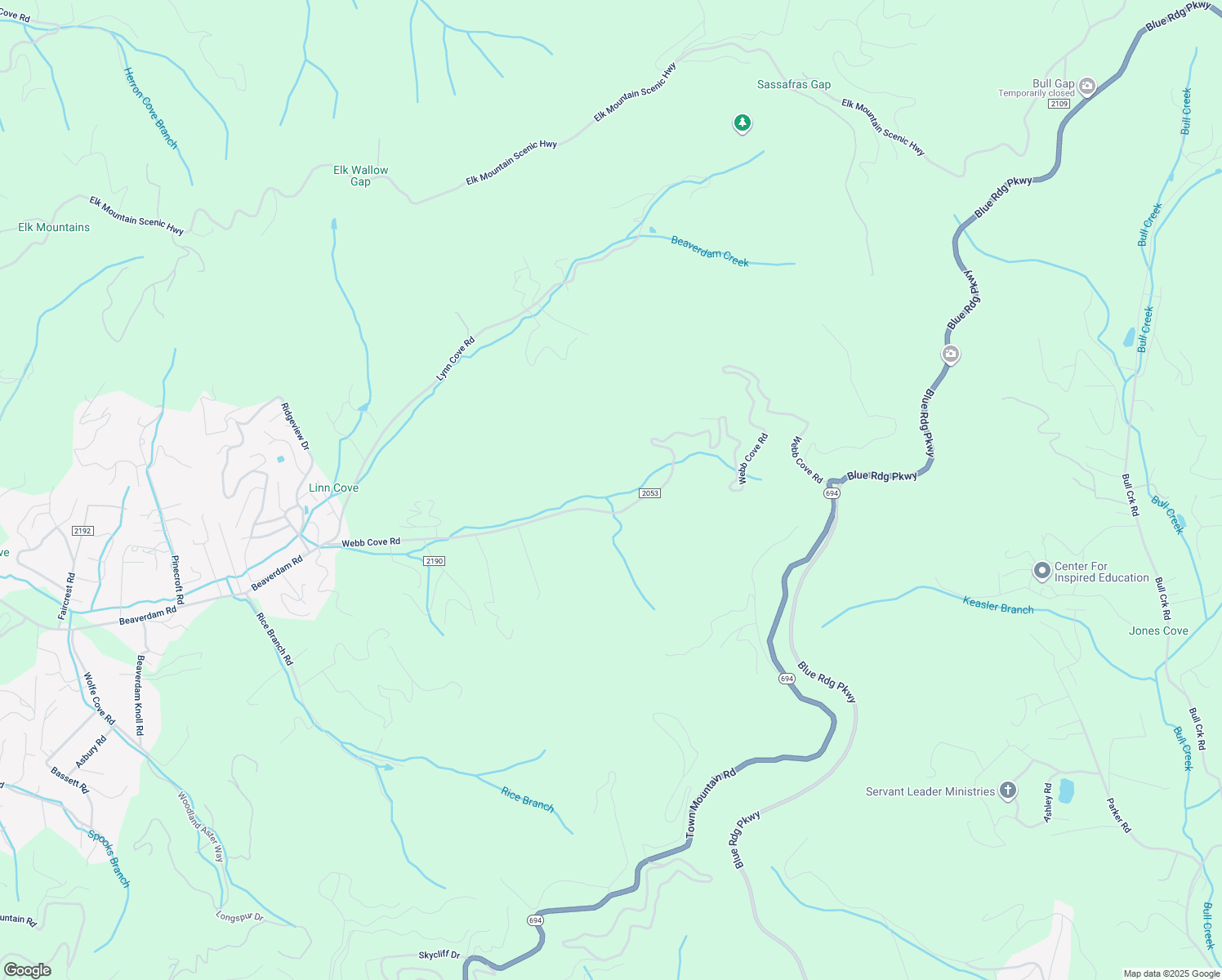 map of restaurants, bars, coffee shops, grocery stores, and more near 194 Webb Cove Road in Asheville