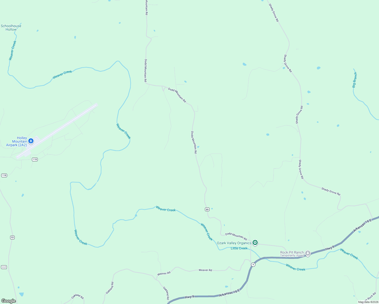 map of restaurants, bars, coffee shops, grocery stores, and more near 1307 Dodd Mountain Road in Shirley
