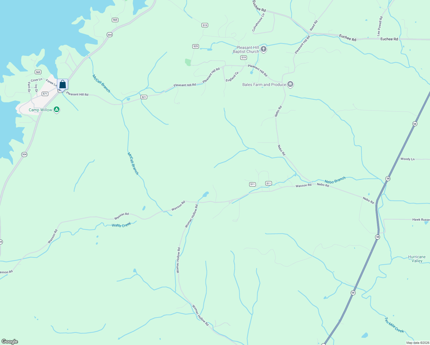 map of restaurants, bars, coffee shops, grocery stores, and more near in Euchee