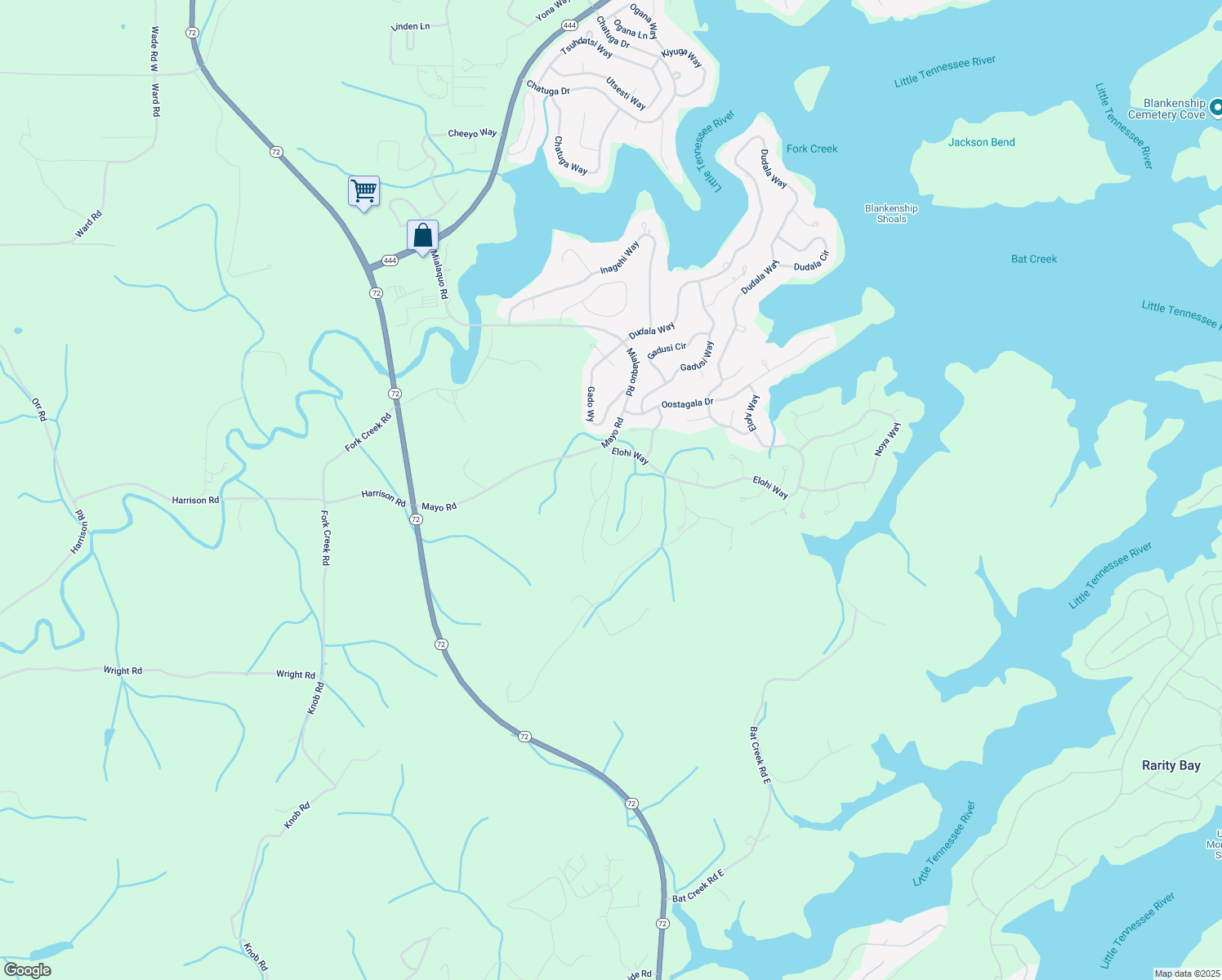 map of restaurants, bars, coffee shops, grocery stores, and more near 118 Nuhya Way in Loudon