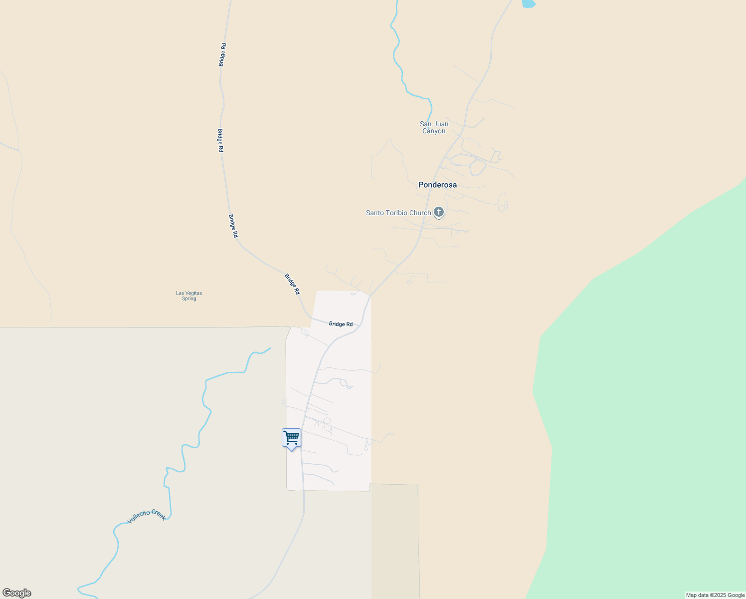map of restaurants, bars, coffee shops, grocery stores, and more near 4022 New Mexico 290 in Ponderosa