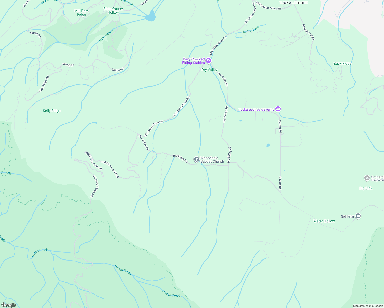 map of restaurants, bars, coffee shops, grocery stores, and more near 1006 Dry Valley Road in Townsend