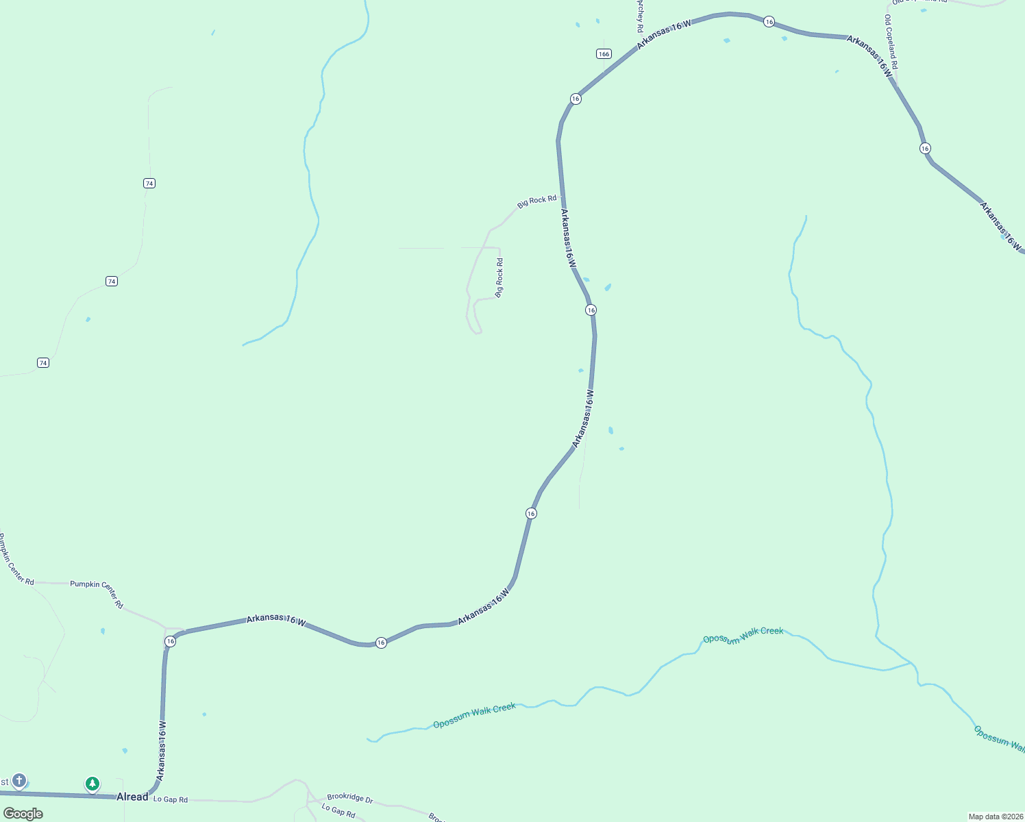 map of restaurants, bars, coffee shops, grocery stores, and more near 17780 Arkansas 16 in Clinton
