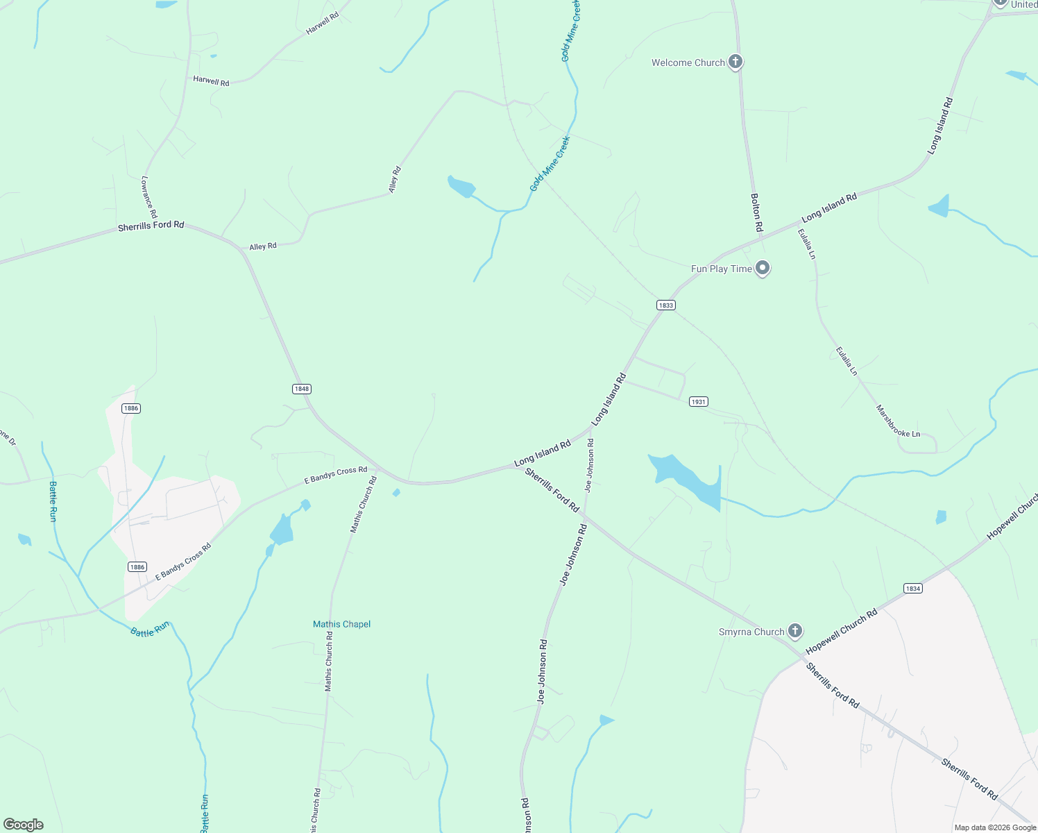map of restaurants, bars, coffee shops, grocery stores, and more near 6312 Long Island Rd in Catawba