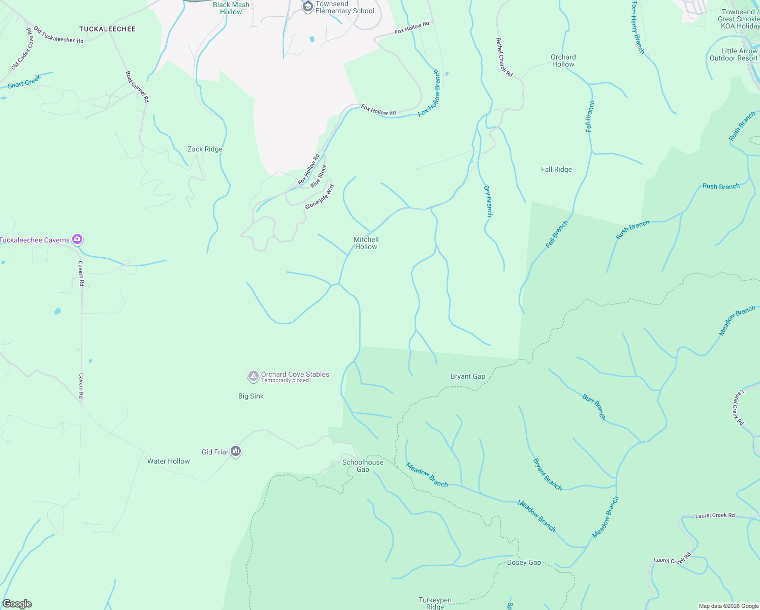 map of restaurants, bars, coffee shops, grocery stores, and more near in Townsend