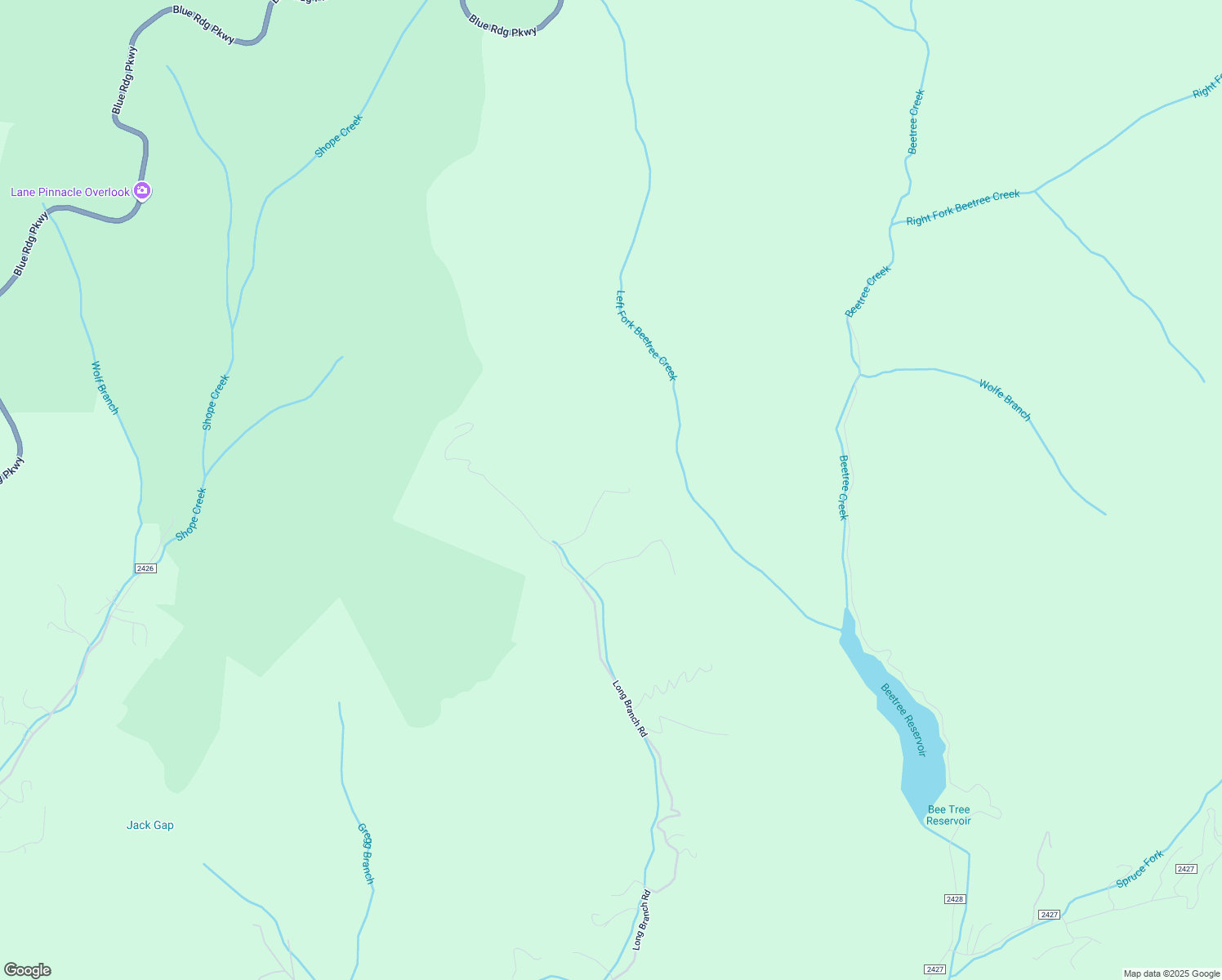 map of restaurants, bars, coffee shops, grocery stores, and more near 68 White Wolf Trail in Swannanoa