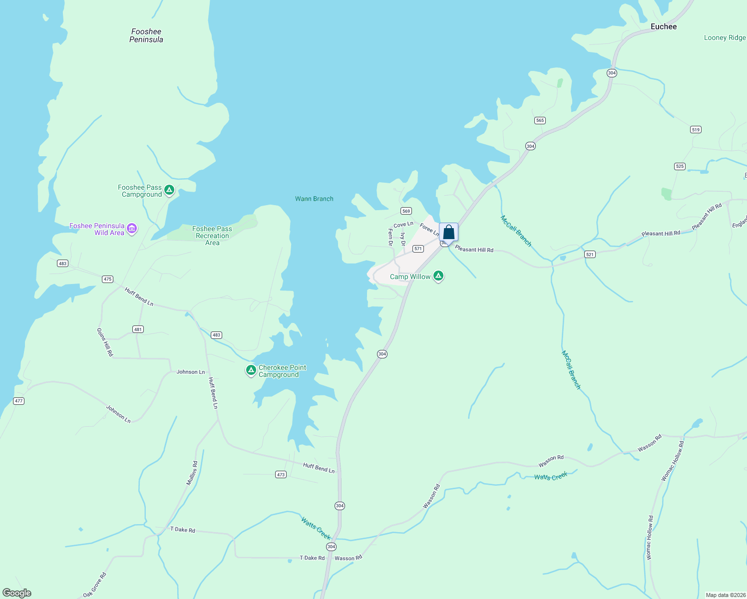 map of restaurants, bars, coffee shops, grocery stores, and more near 199 Honeysuckle Ln in Ten Mile