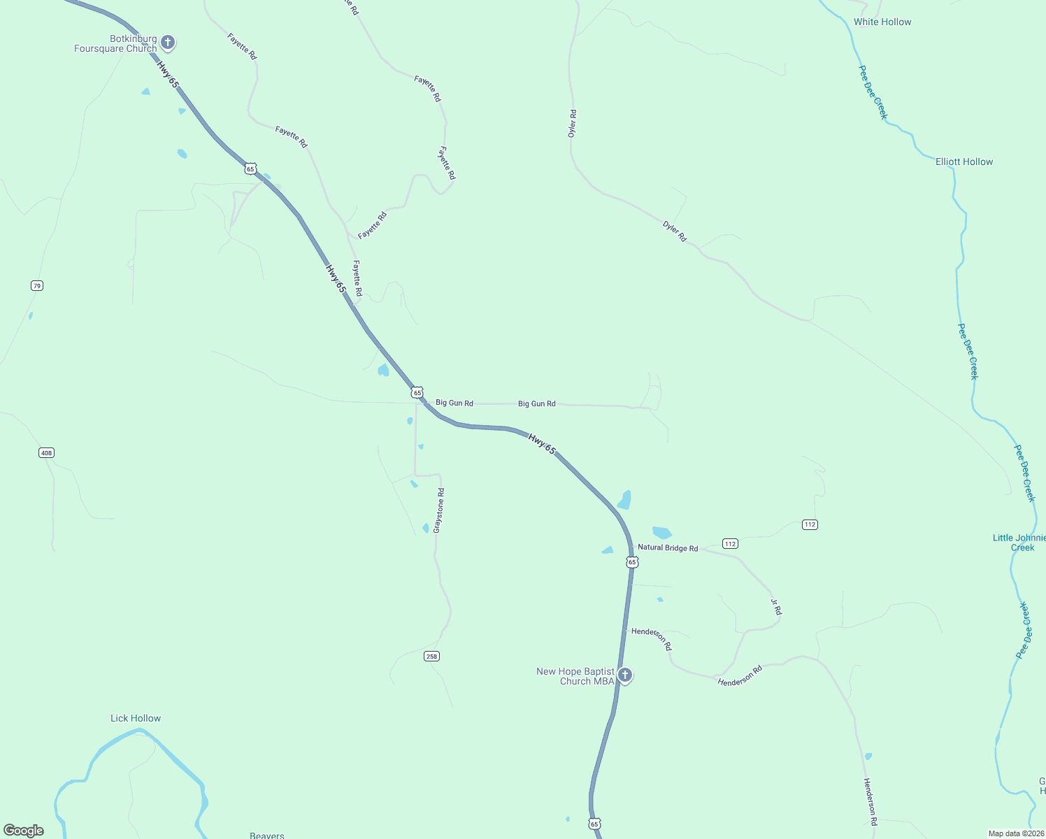 map of restaurants, bars, coffee shops, grocery stores, and more near 5252 Ar 65 Highway North in Clinton