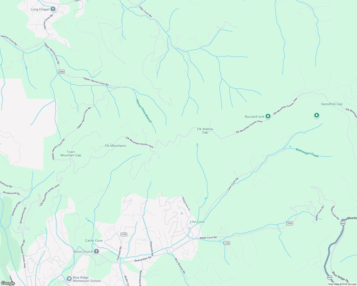 map of restaurants, bars, coffee shops, grocery stores, and more near 15 Hessen Road in Asheville
