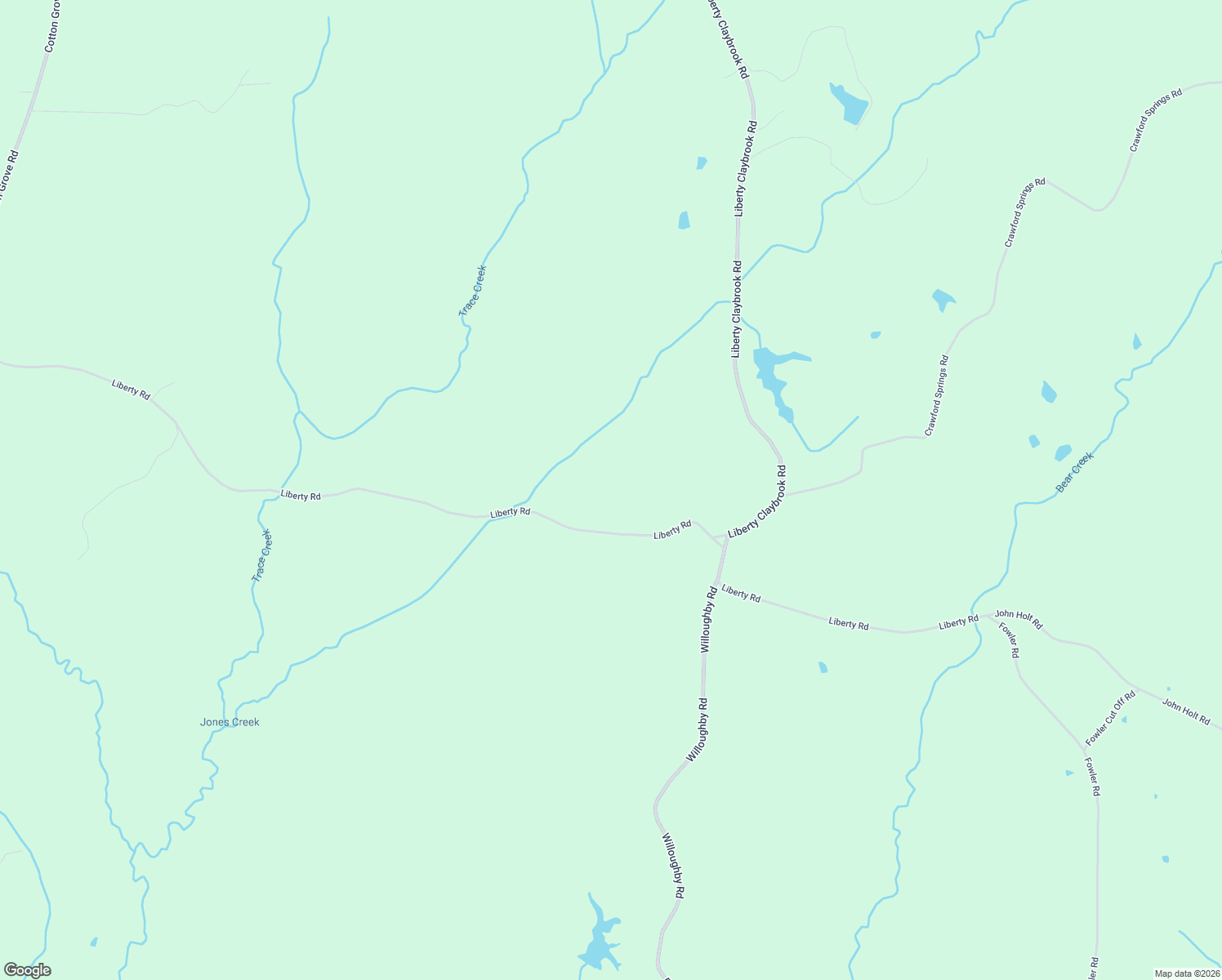 map of restaurants, bars, coffee shops, grocery stores, and more near 459 Liberty Road in Beech Bluff
