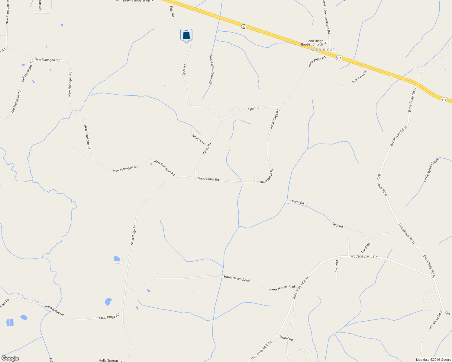 map of restaurants, bars, coffee shops, grocery stores, and more near 1200 Sand Ridge Rd in Lexington