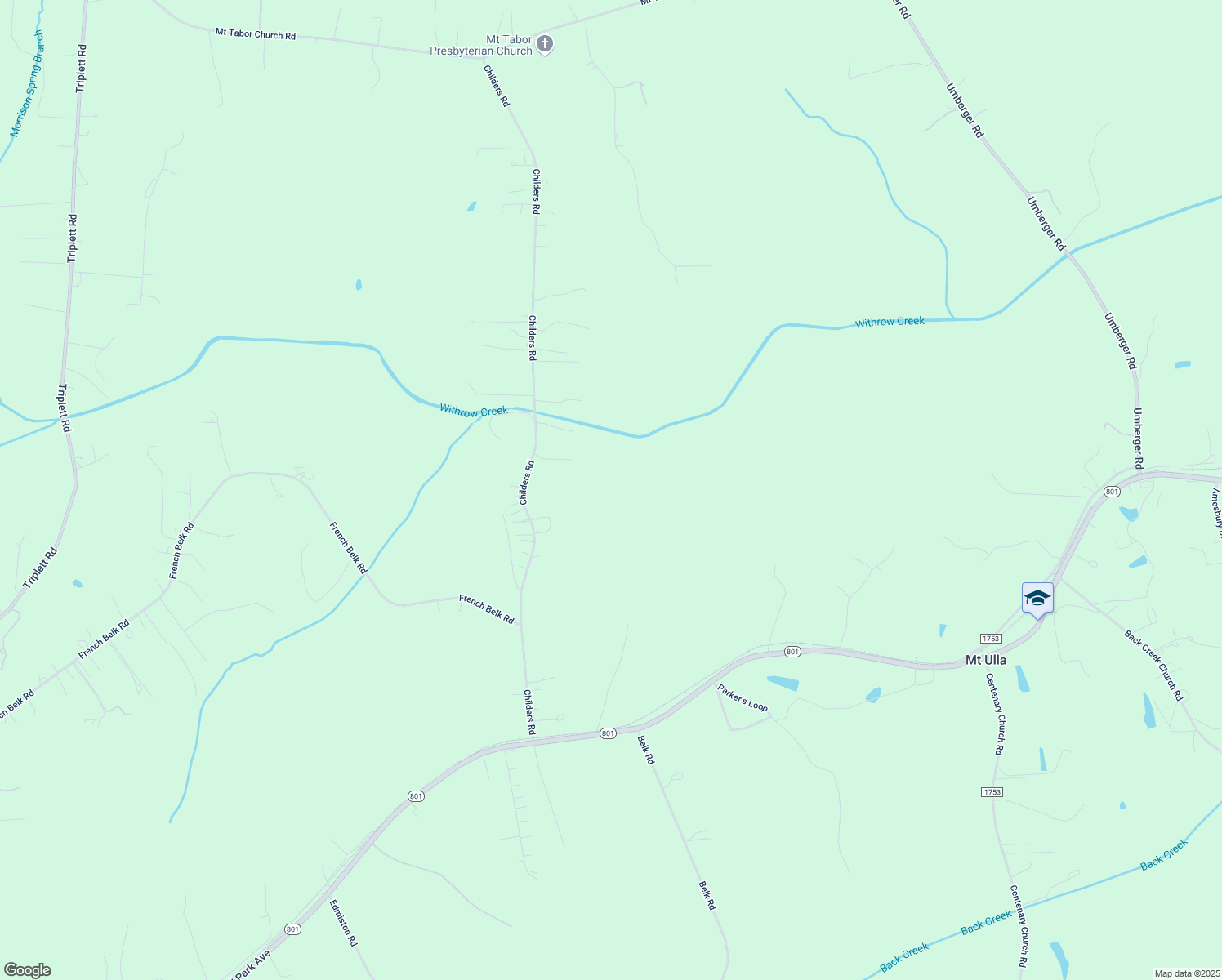 map of restaurants, bars, coffee shops, grocery stores, and more near 645 Childers Road in Cleveland