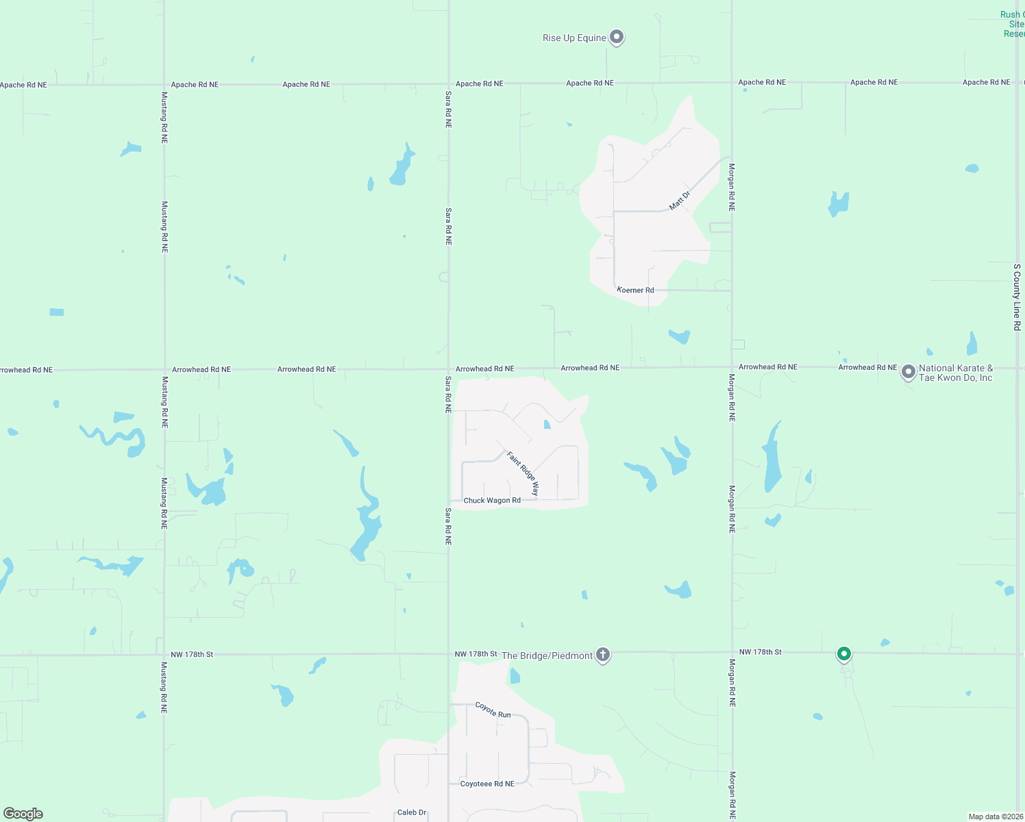 map of restaurants, bars, coffee shops, grocery stores, and more near 3491 Smokey Bend Ridge in Piedmont