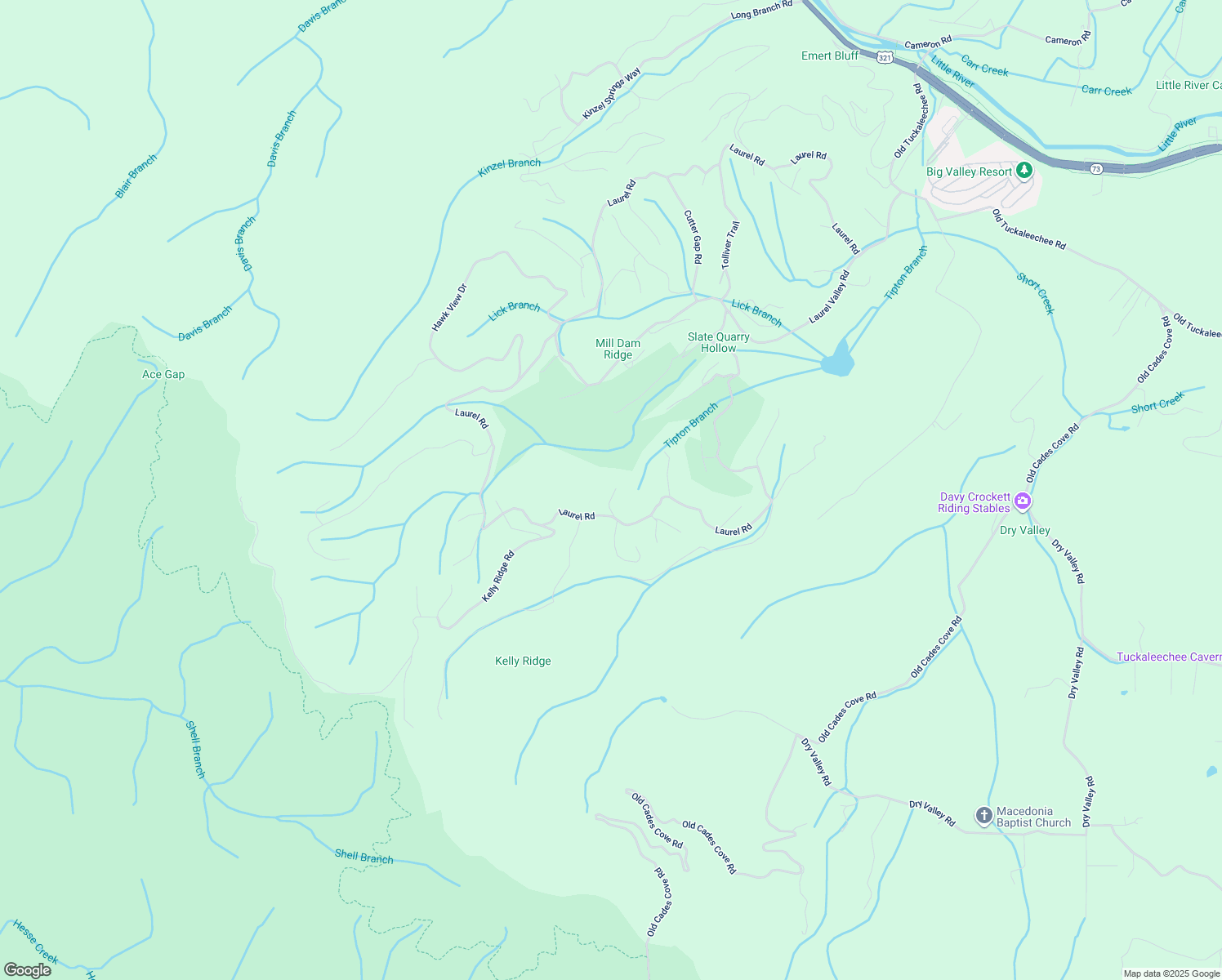 map of restaurants, bars, coffee shops, grocery stores, and more near 111 Club View Road in Townsend