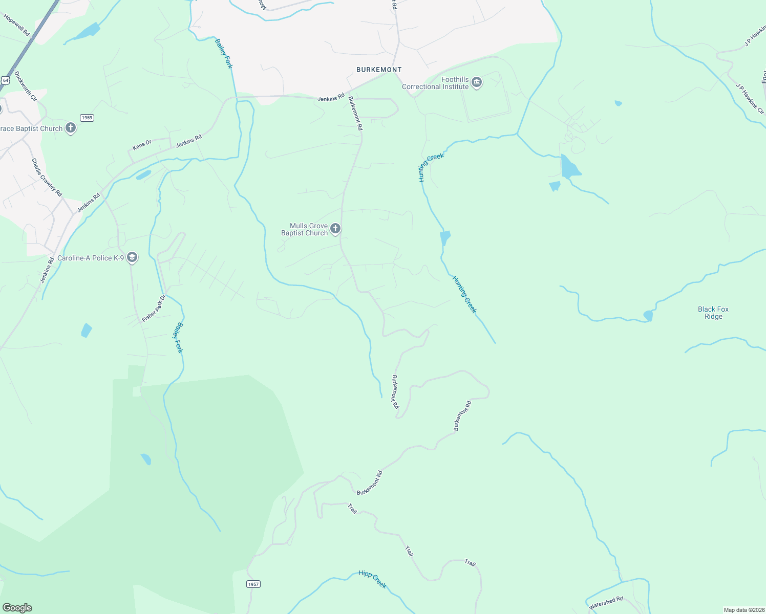 map of restaurants, bars, coffee shops, grocery stores, and more near 5309 Burkemont Road in Morganton