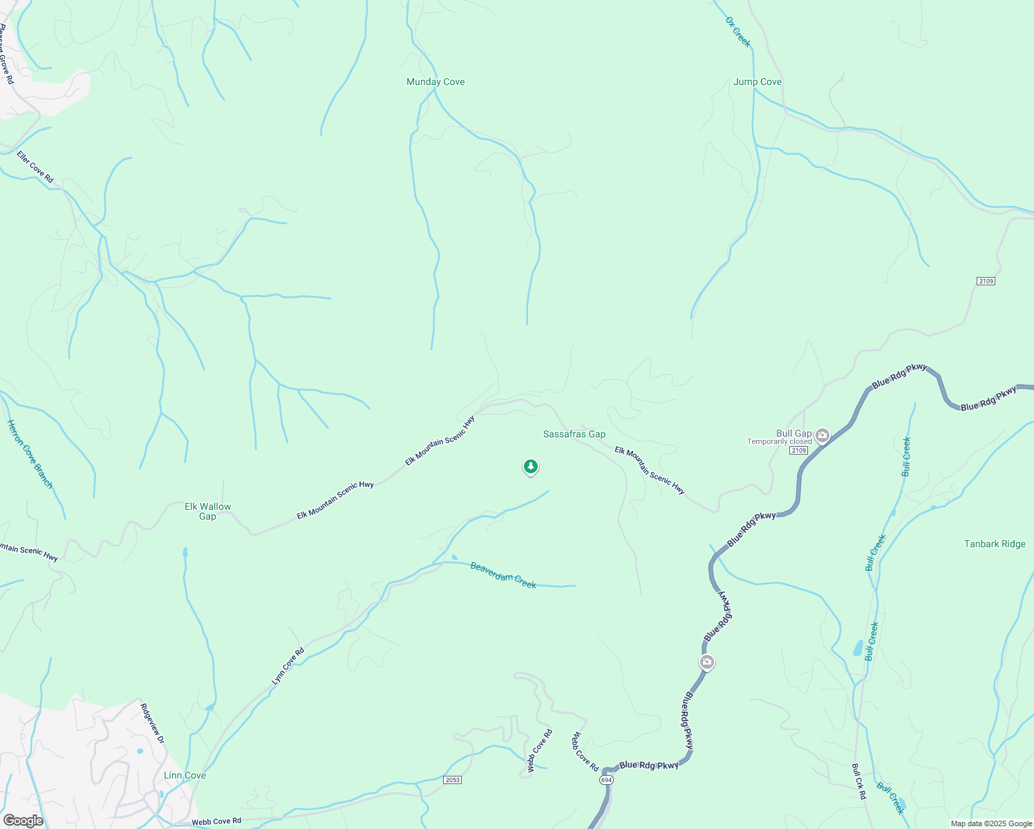 map of restaurants, bars, coffee shops, grocery stores, and more near 28 Windy Ridge Trail in Asheville