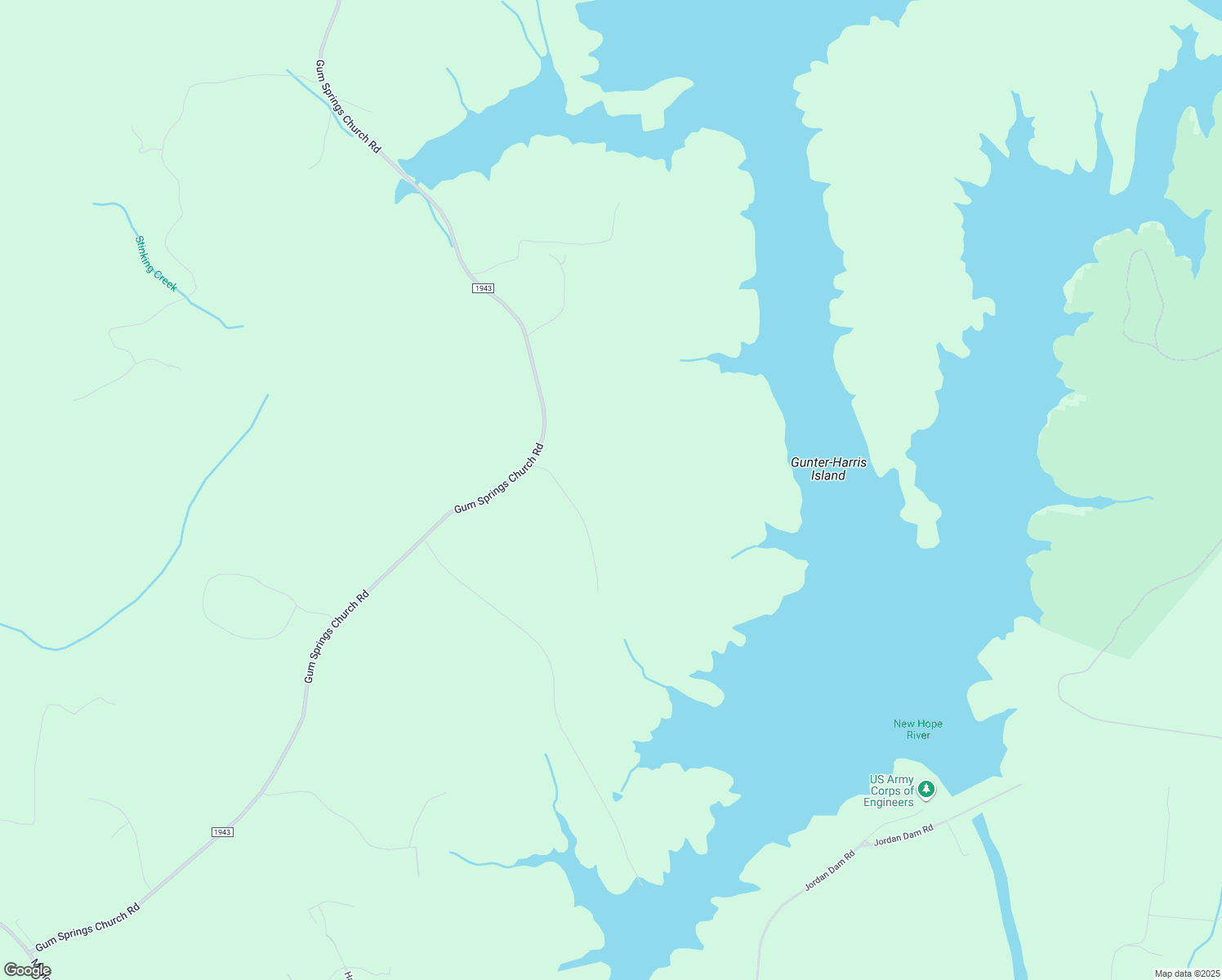map of restaurants, bars, coffee shops, grocery stores, and more near 185 Lakestone Estates in Pittsboro