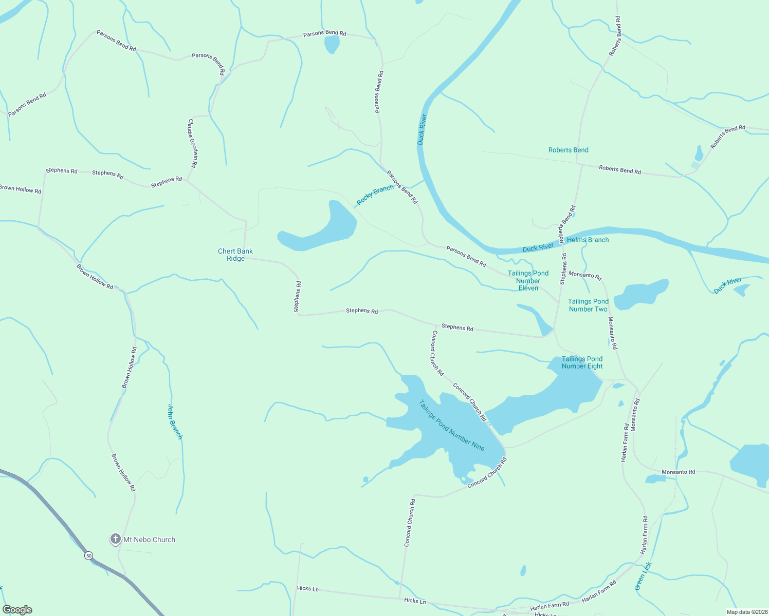 map of restaurants, bars, coffee shops, grocery stores, and more near Stephens Road in Columbia