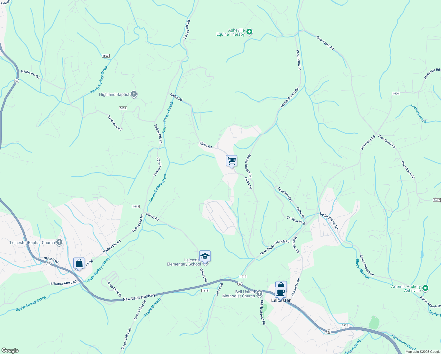 map of restaurants, bars, coffee shops, grocery stores, and more near 31 King Drive in Leicester