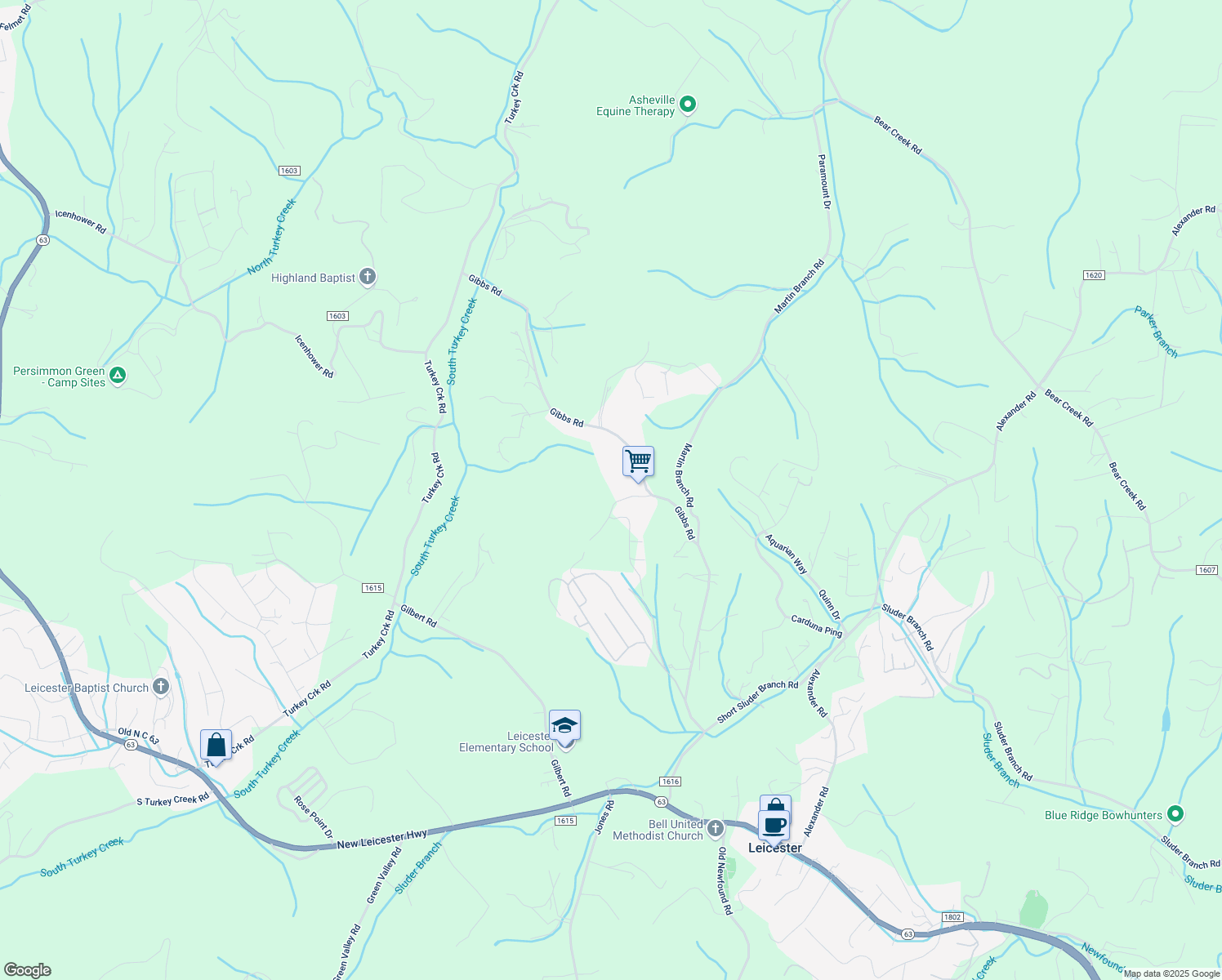 map of restaurants, bars, coffee shops, grocery stores, and more near 31 King Drive in Leicester