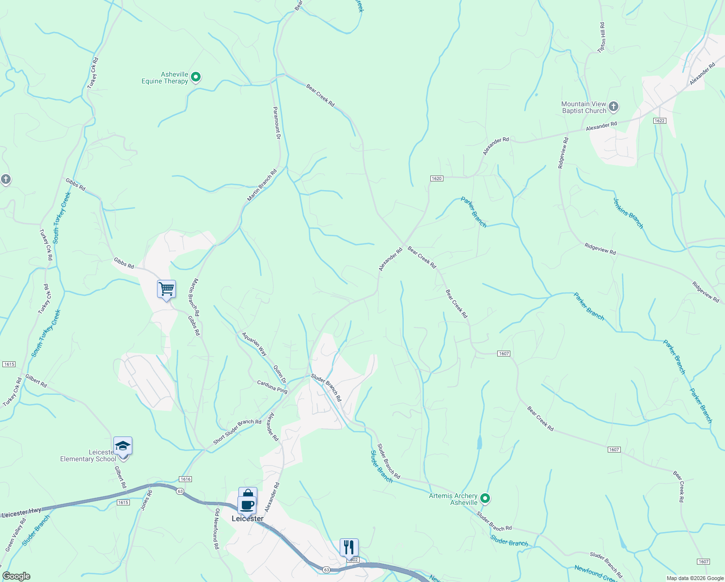 map of restaurants, bars, coffee shops, grocery stores, and more near 71 Golden Lane in Leicester