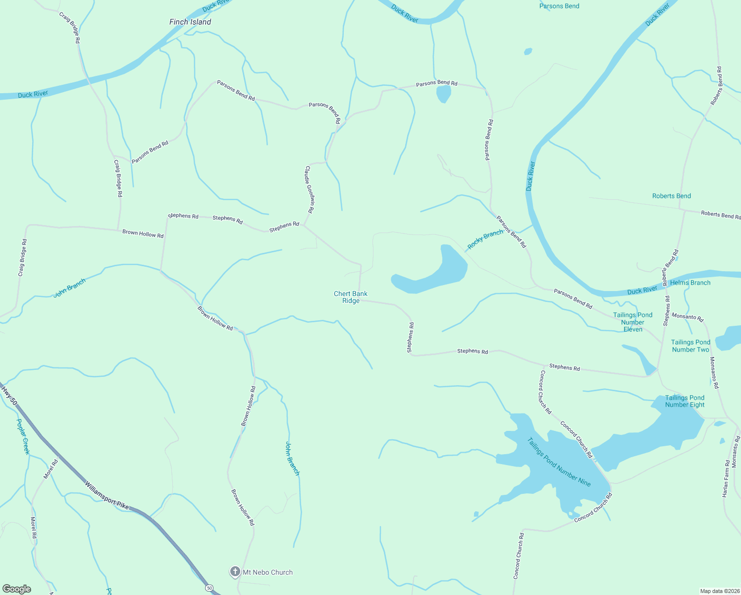 map of restaurants, bars, coffee shops, grocery stores, and more near Stephens Road in Columbia
