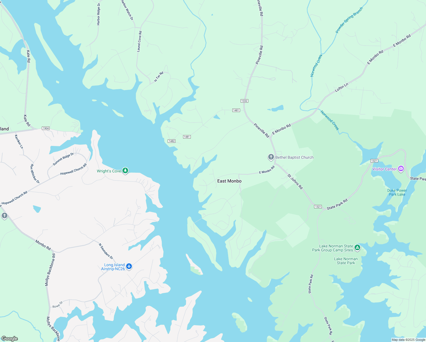 map of restaurants, bars, coffee shops, grocery stores, and more near Creek Cove Lane in Statesville