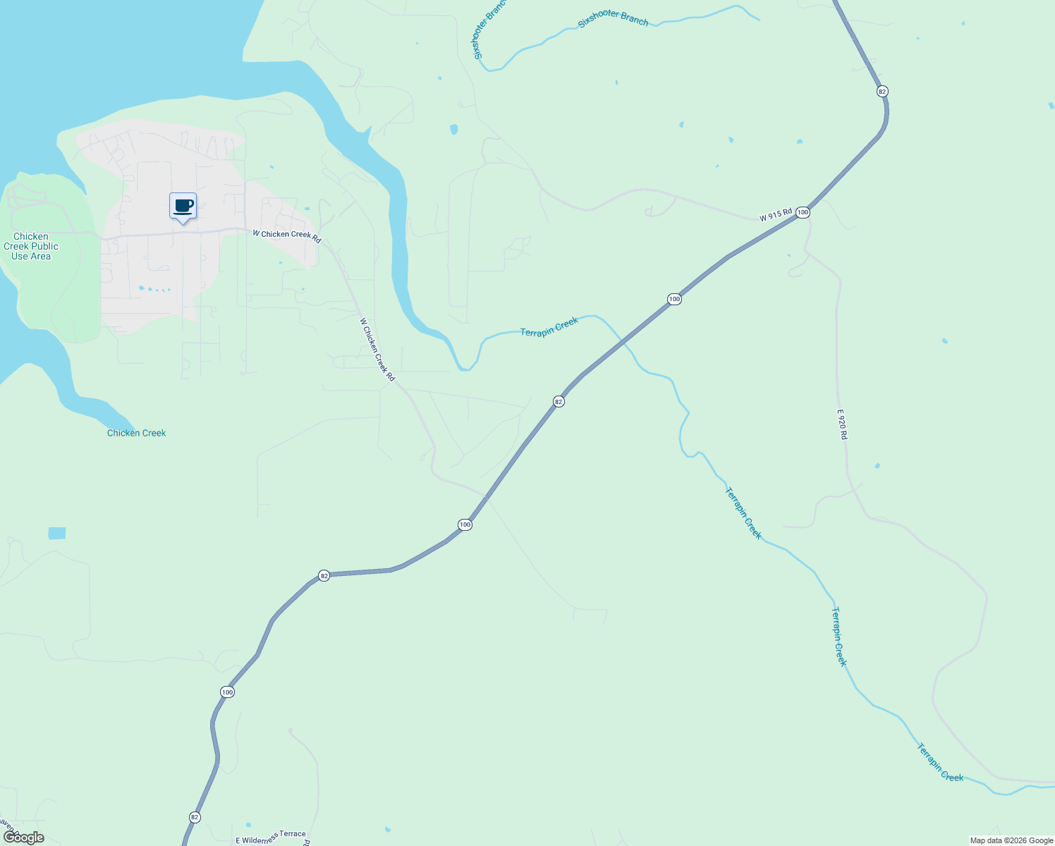 map of restaurants, bars, coffee shops, grocery stores, and more near in Evening Shade