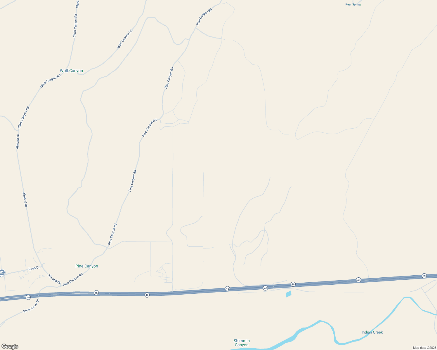 map of restaurants, bars, coffee shops, grocery stores, and more near 3705 Gruenhagen Flat Road in Paso Robles