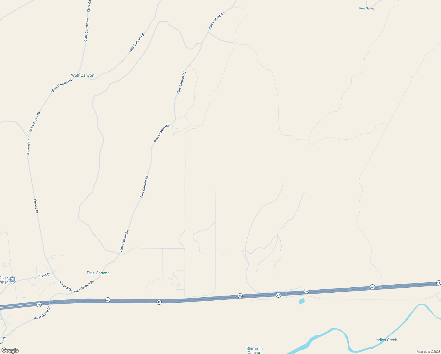 map of restaurants, bars, coffee shops, grocery stores, and more near 3705 Gruenhagen Flat Road in Paso Robles