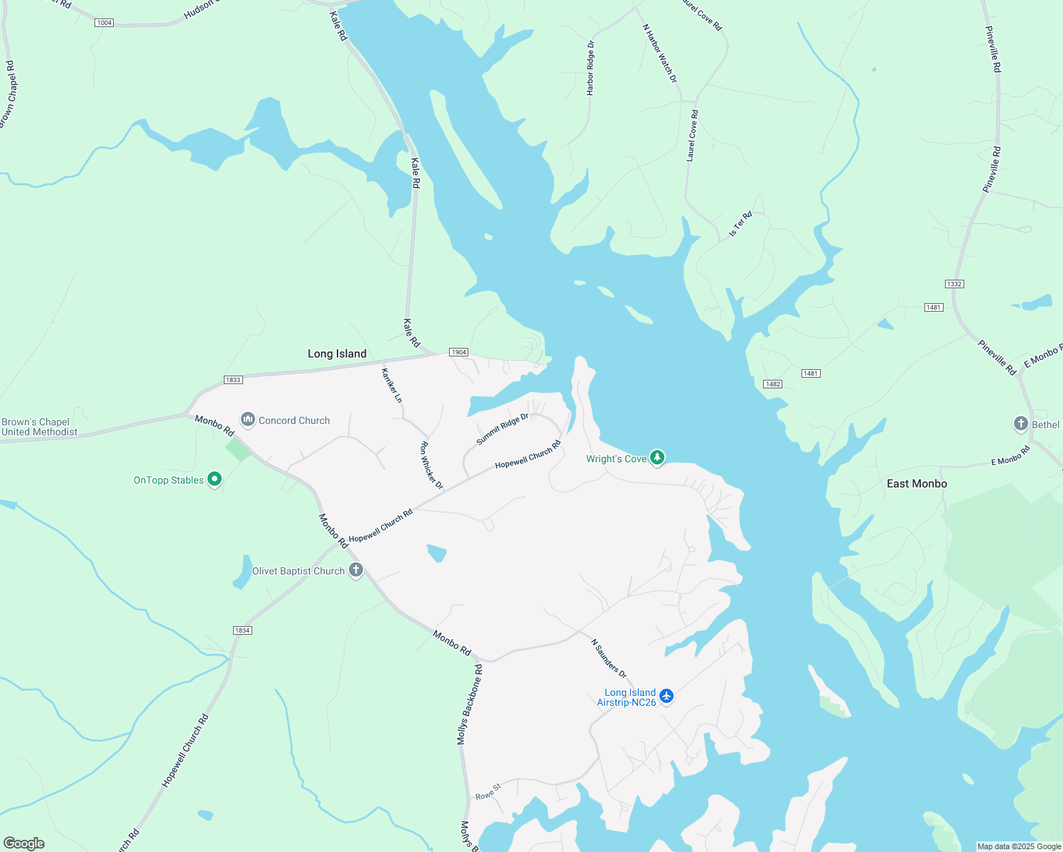 map of restaurants, bars, coffee shops, grocery stores, and more near 8135 Summit Ridge Drive in Catawba
