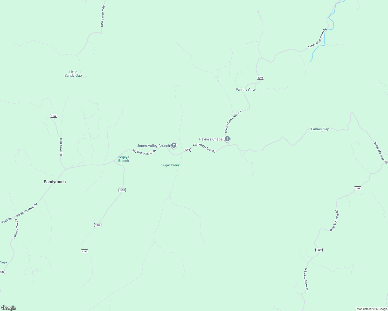 map of restaurants, bars, coffee shops, grocery stores, and more near 80 Sandy Mush Road in Leicester