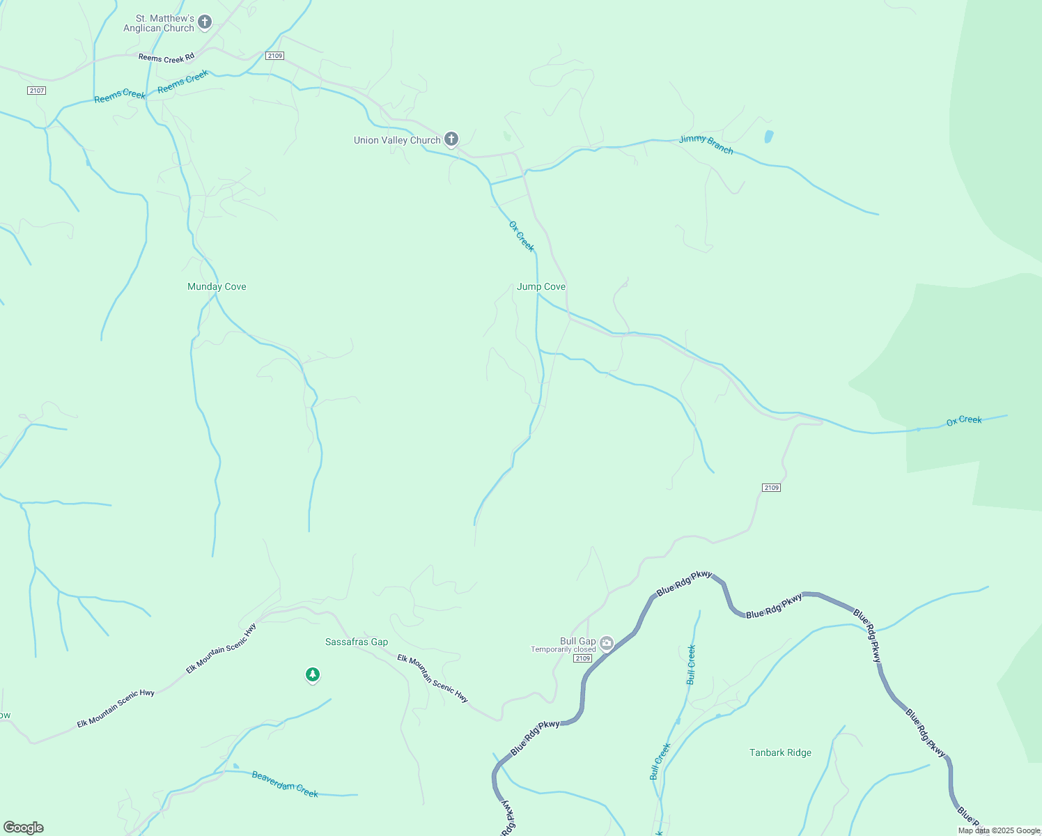map of restaurants, bars, coffee shops, grocery stores, and more near 47 Jump Cove Road in Weaverville