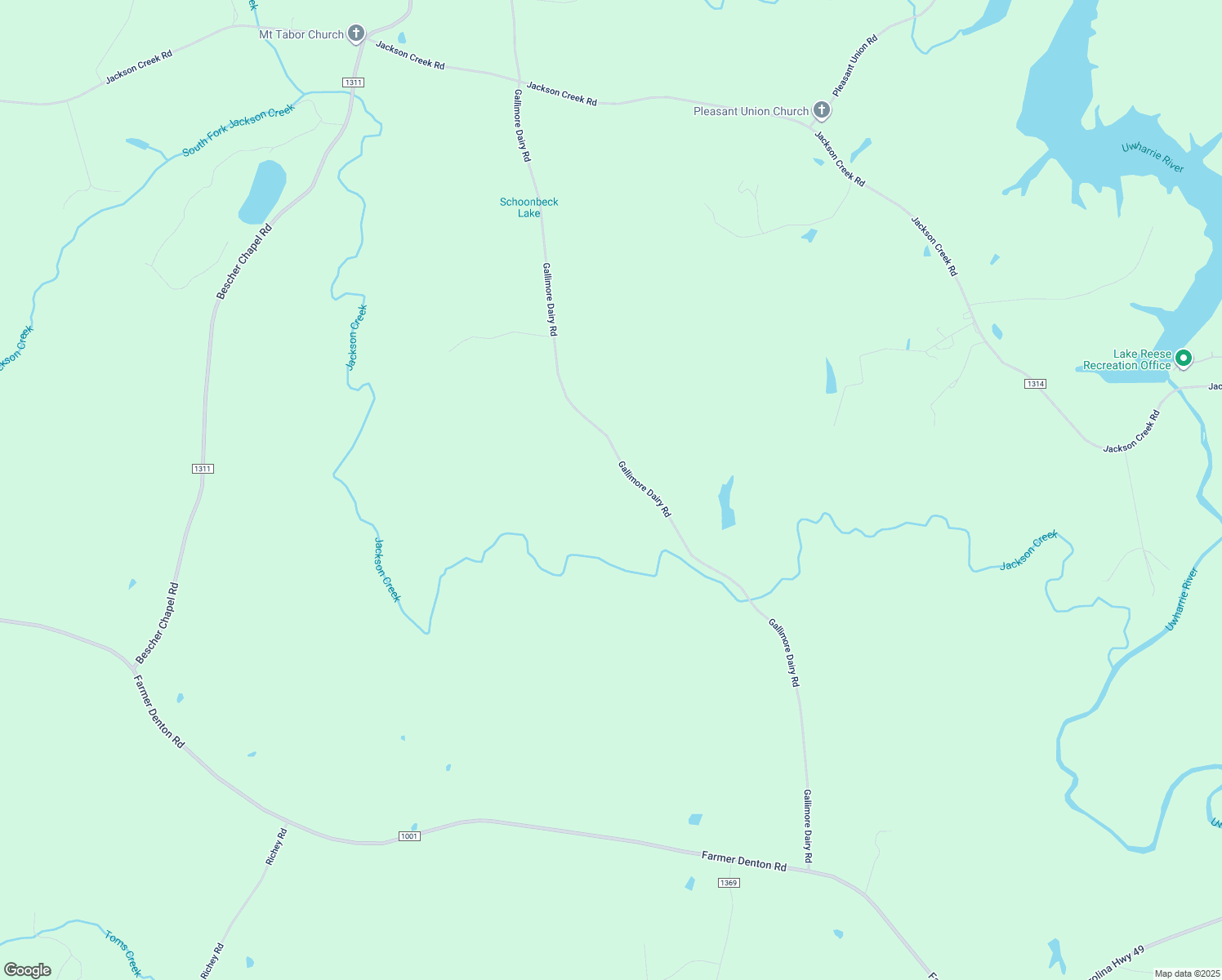map of restaurants, bars, coffee shops, grocery stores, and more near 2674 Gallimore Dairy Road in Denton
