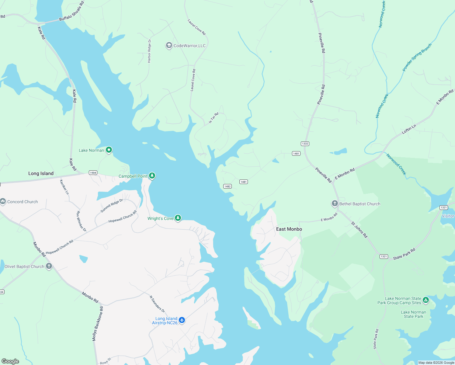 map of restaurants, bars, coffee shops, grocery stores, and more near 123 Island View Road in Statesville