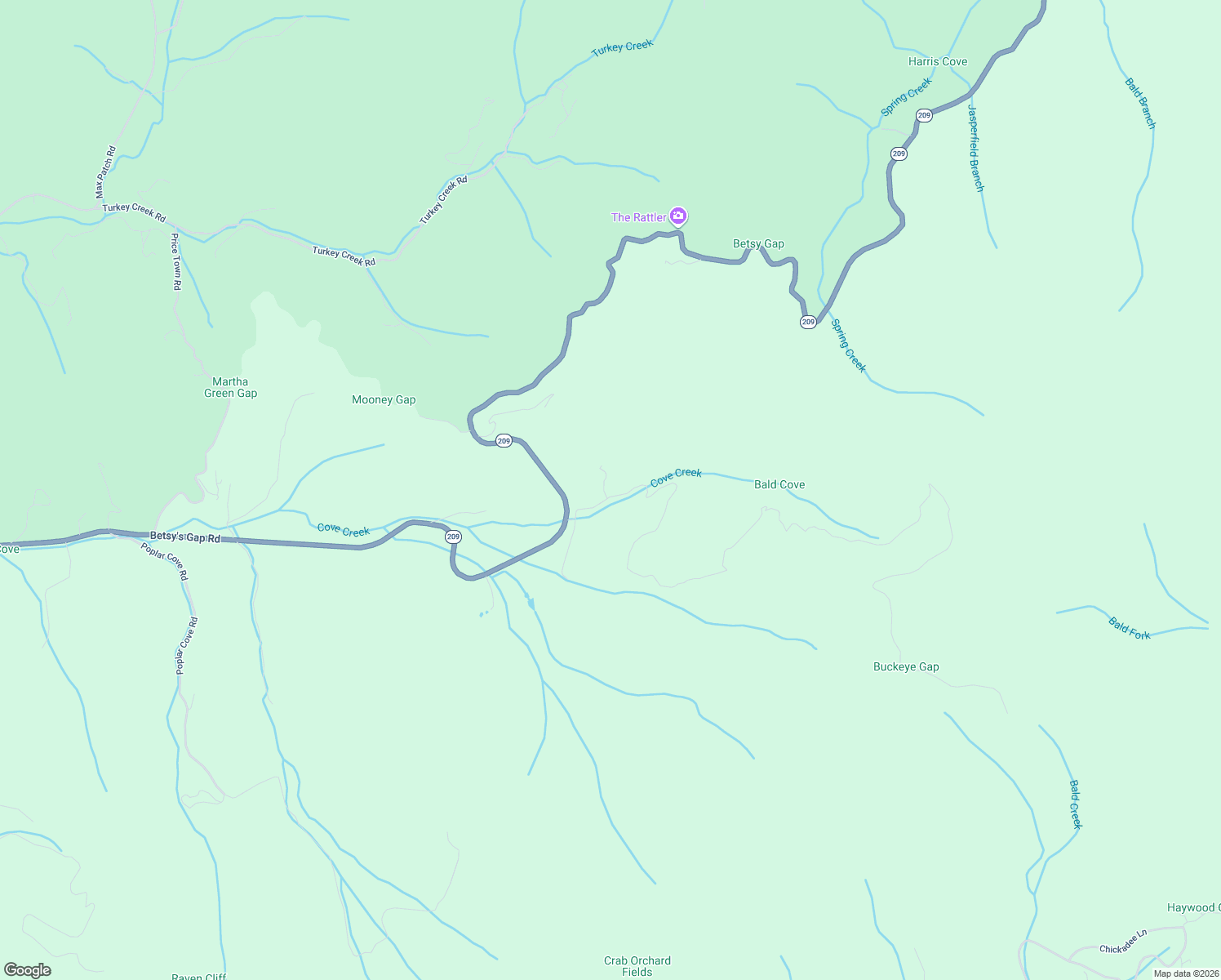 map of restaurants, bars, coffee shops, grocery stores, and more near 151 Carter Mountain Road in Clyde
